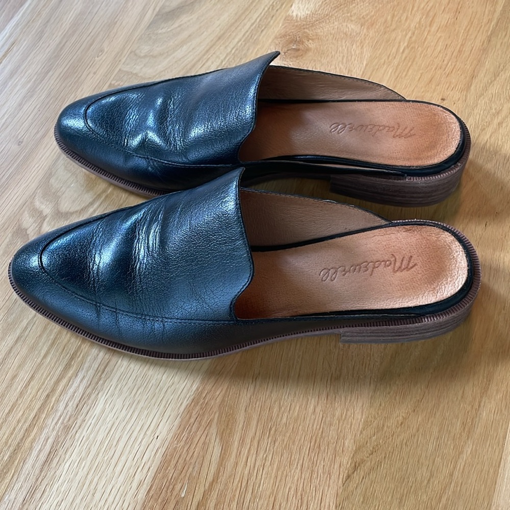 Madewell Black Leather Loafers Timeless Design